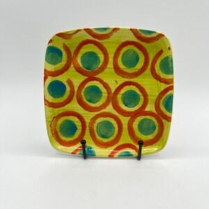 Vintage Italian Hand Painted Salad Plate 6.5"‎